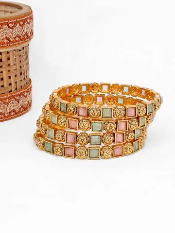 Antique Bangles in Rajwadi finish